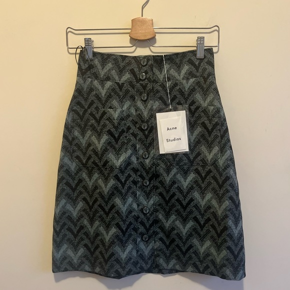 Acne Studios Jacquard Skirt - Picture 2 of 7